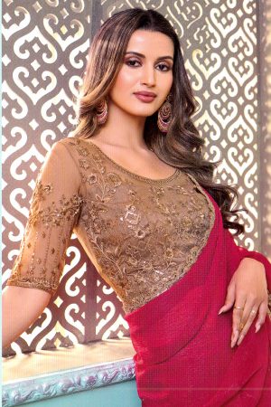 Ceres georgette saree