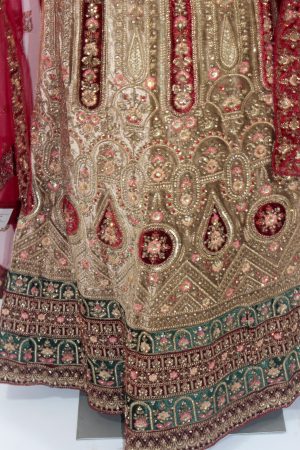 Champagne bridal lehengha