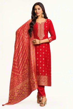 Red silky punjabee (XXL only)